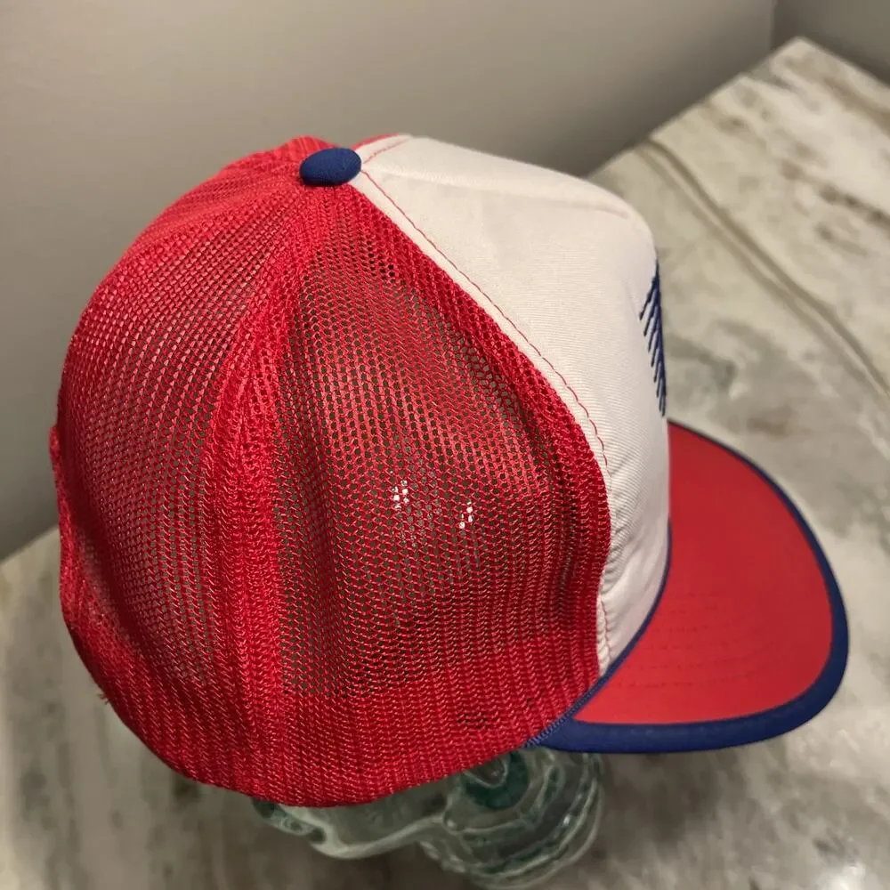1984 USA Olympics McDonald's Vintage Snapback Trucker Hat Red/White/Blue Mesh
